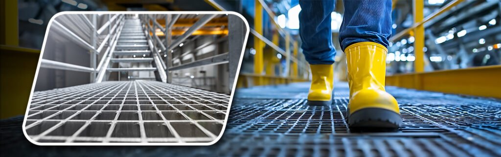 How Electro-Forged Stair Gratings Prevent Slips and Falls?