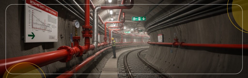 Fire Protection Systems Using ERW Pipes in Underground Metros