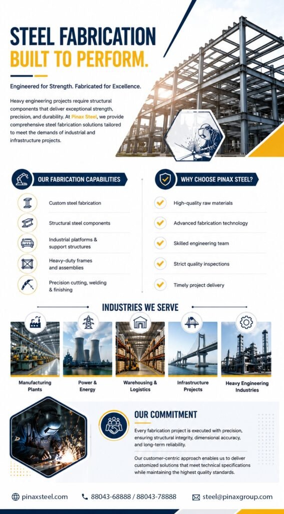 Steel Fabrication Services for Heavy Engineering Projects