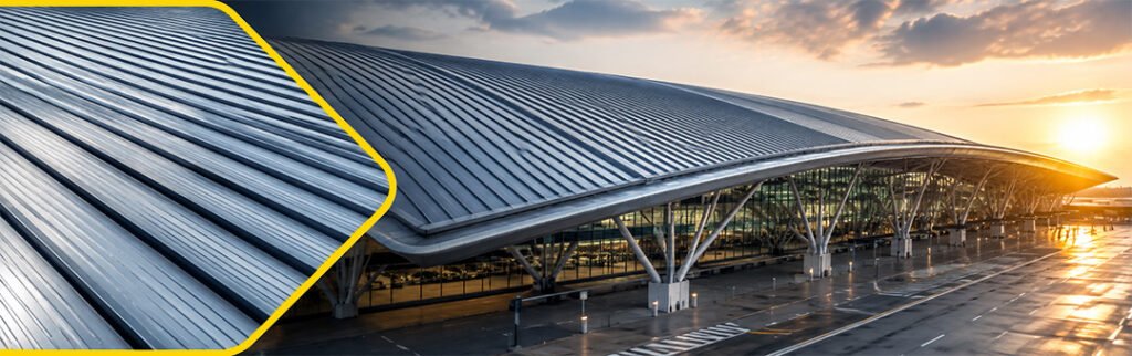 Weather-Resistant Metal Roofing for Transportation Terminals