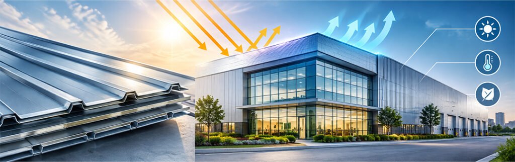 How Metal Roof Sheet Improve Energy Efficiency in Commercial Spaces?